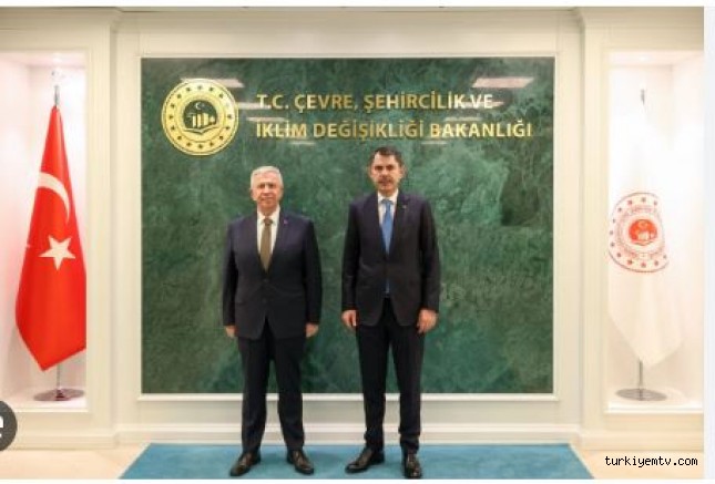 ABB Başkanı Mansur Yavaş, Bakan Murat Kurum'u ziyaret etti