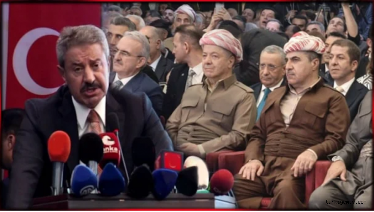 AKP'li vekil Barzani'yi görünce Erdoğan’ı unuttu..