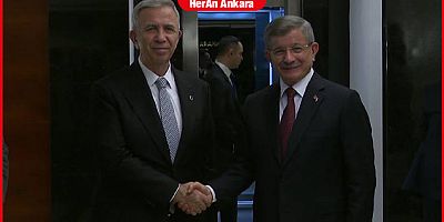 Davutoğlu ve Yavaş'tan toplantı sonrası açıklama