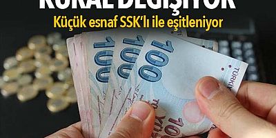 Küçük esnaf SSK'lı çalışanla eşitlenecek! Emeklilikte 1261 gün kuralı değişiyor