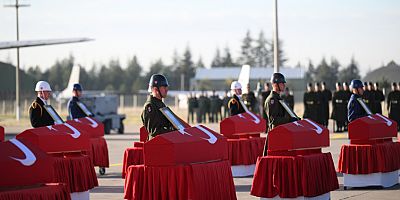 Şehitlerimize son görev