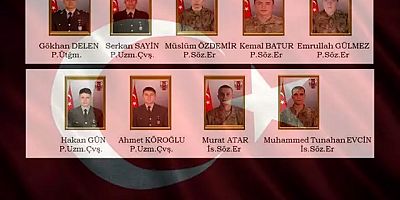 Şehitlerin isimleri belli oldu!